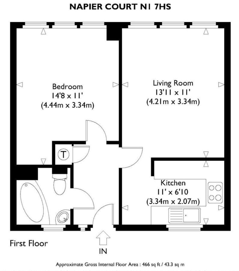 1 Bedroom Flat Close To City With Free Parking Arrangement 伦敦 外观 照片